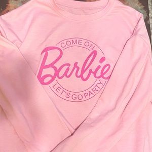 Barbie Pink Sweatshirt Women’s L